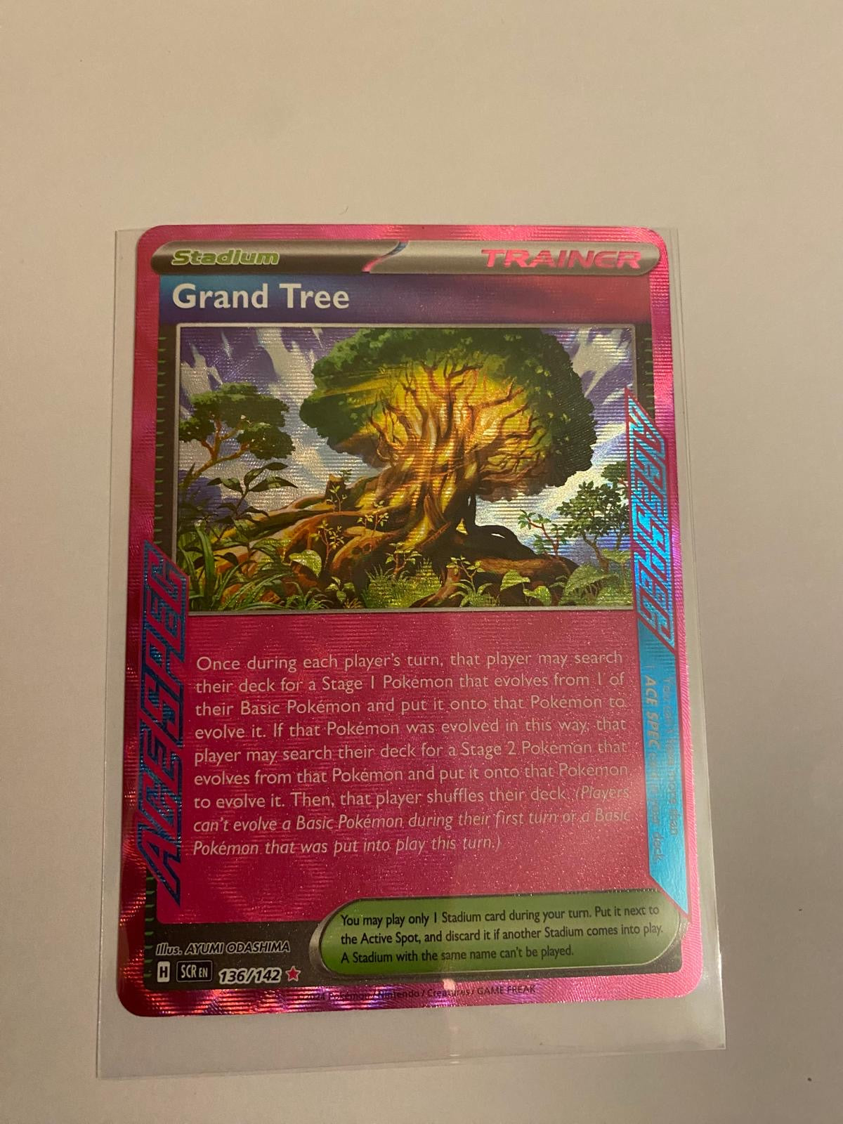 Grand Tree Pokemon Card
