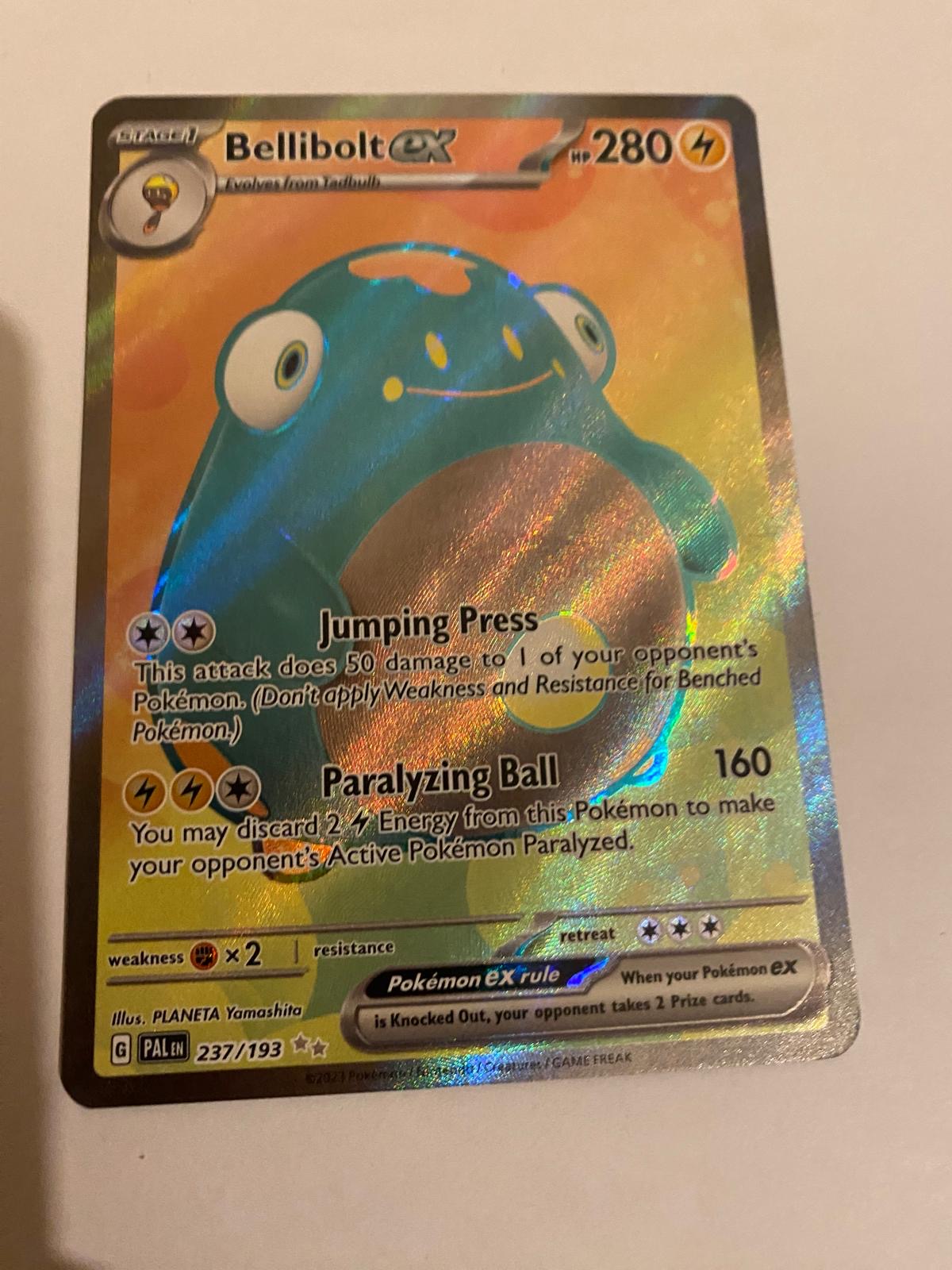 Bellibolt ex Pokemon card