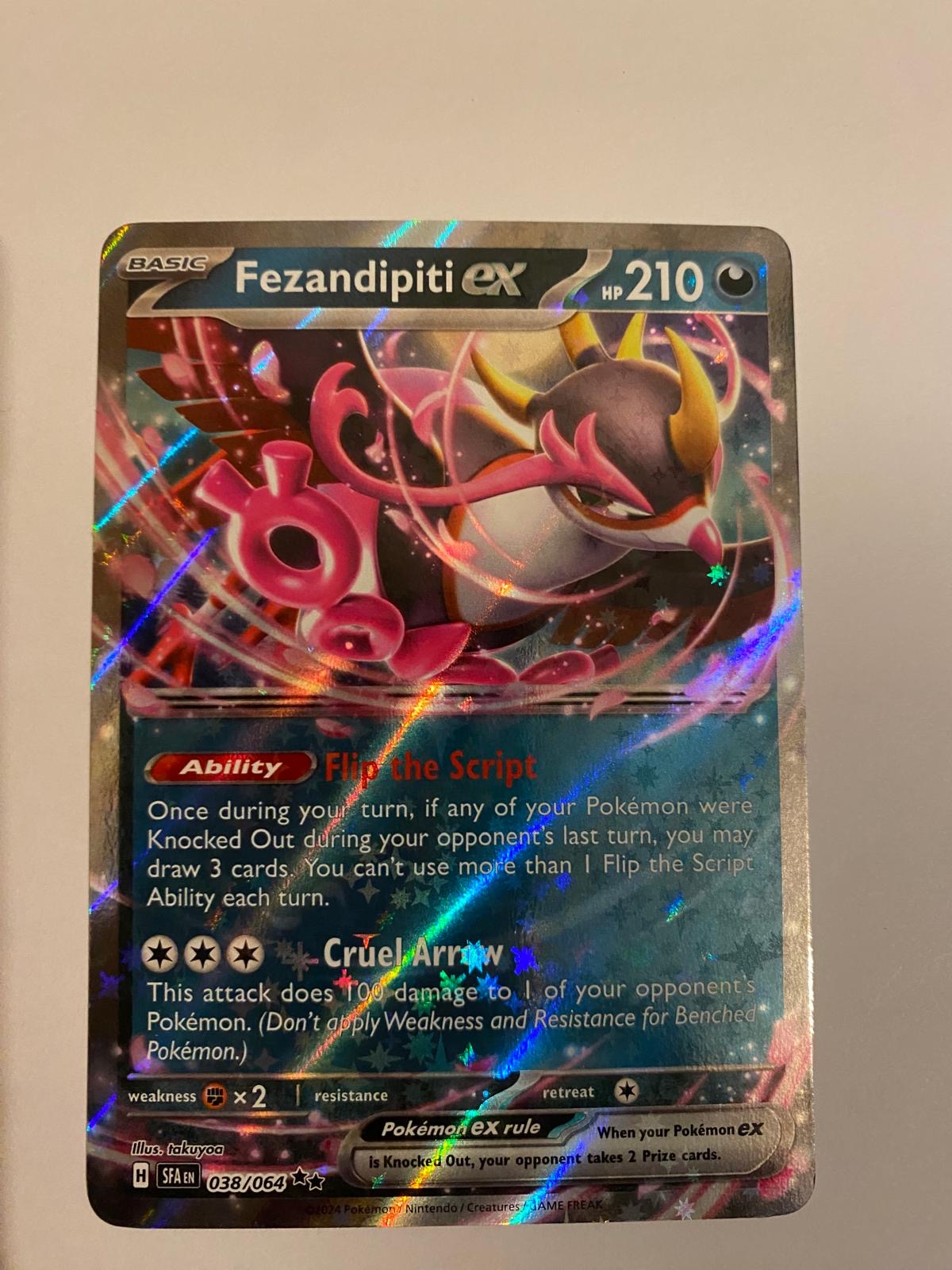 Fezandipiti ex Pokemon card