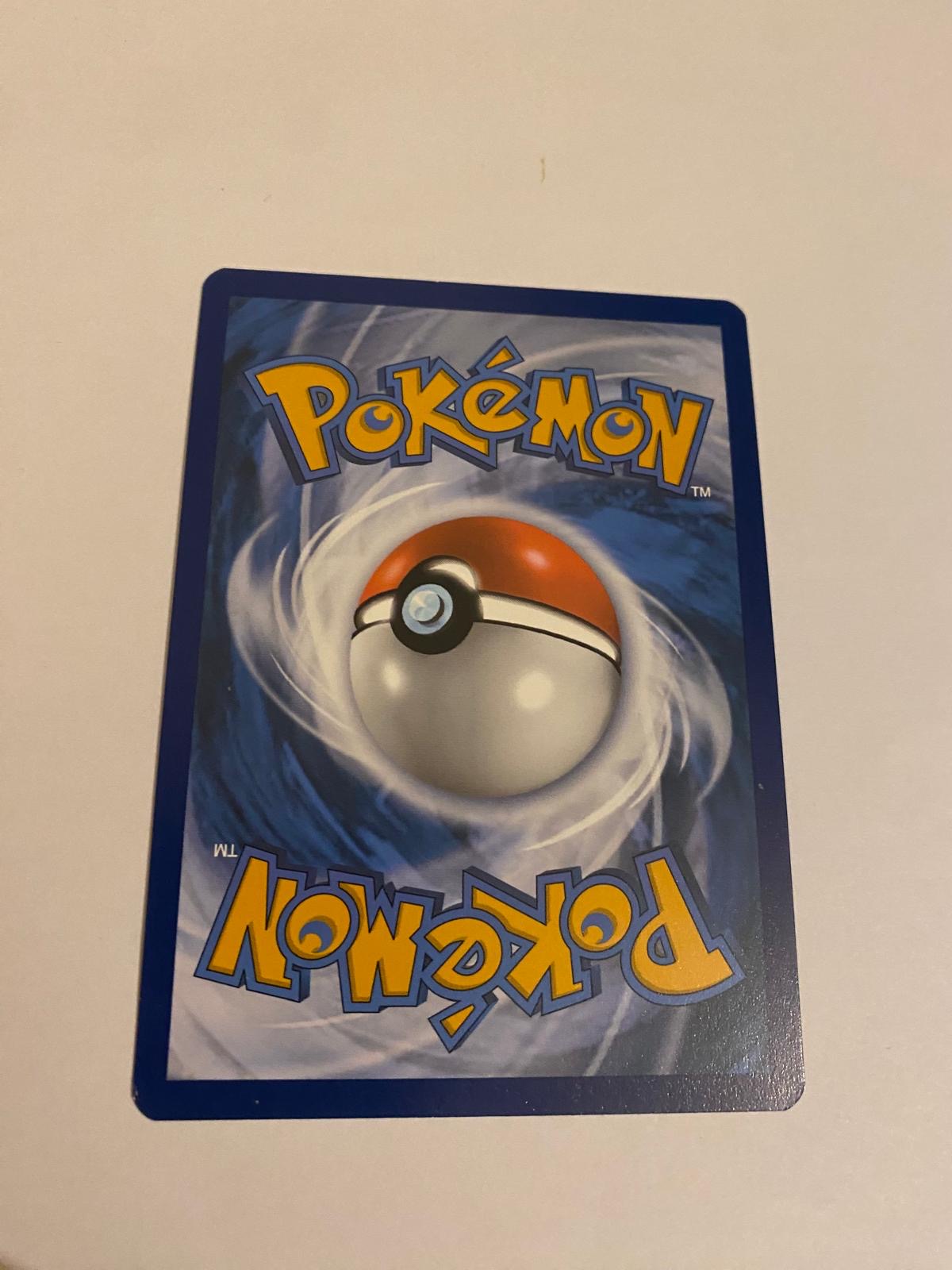 Back Pokemon card