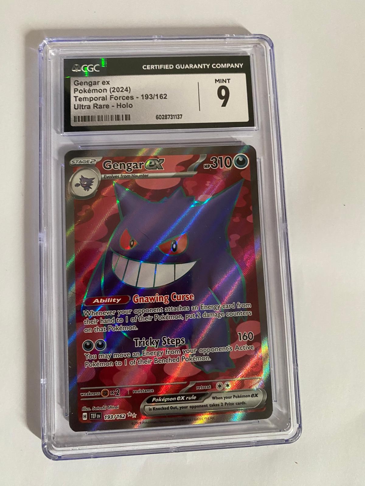 CGC Mint 9 Gengar ex 193/162
