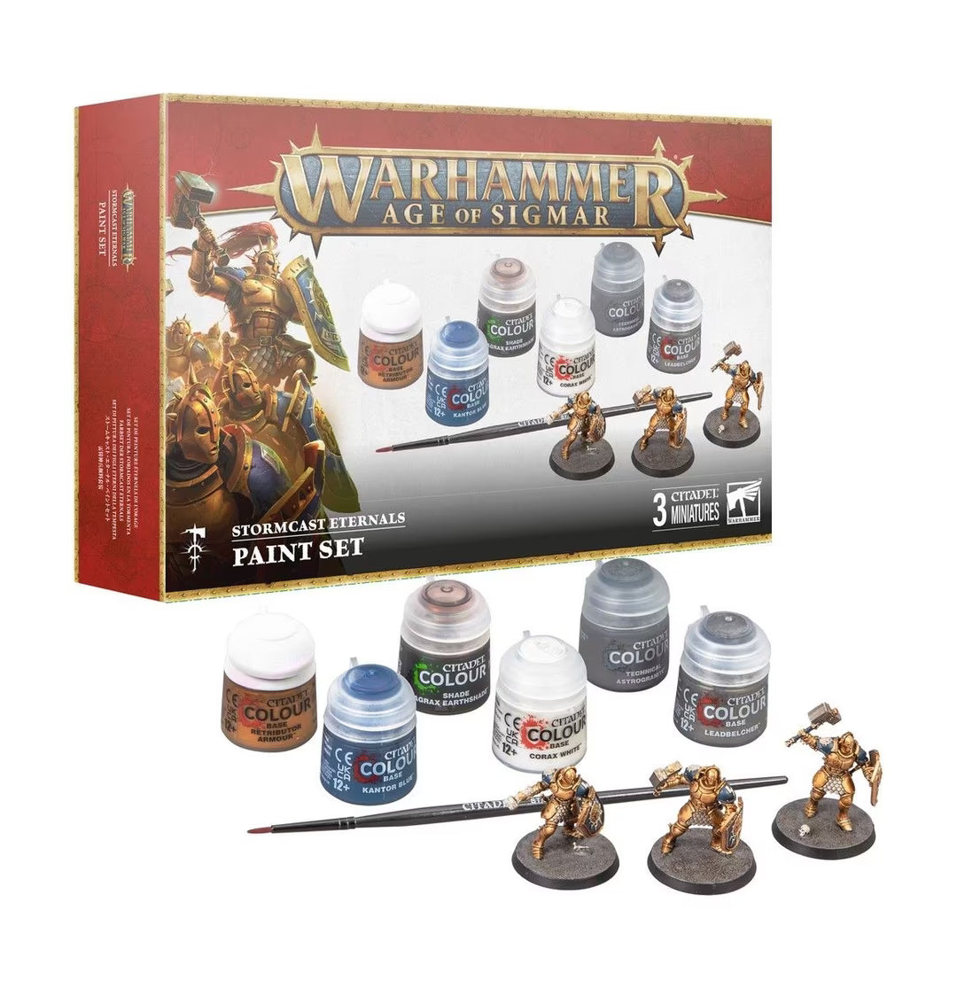 Warhammer Age of Sigmar :Stormcast Eternals Paint Set