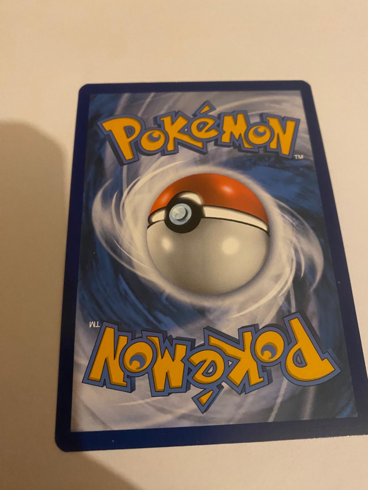 Back Pokemon card