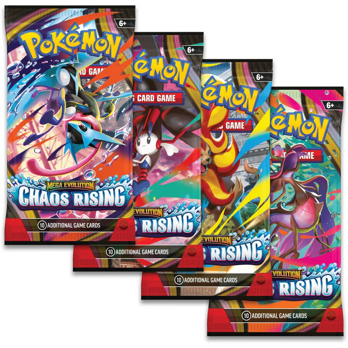 Pokémon TCG: Mega Evolution Chaos Rising-single packs