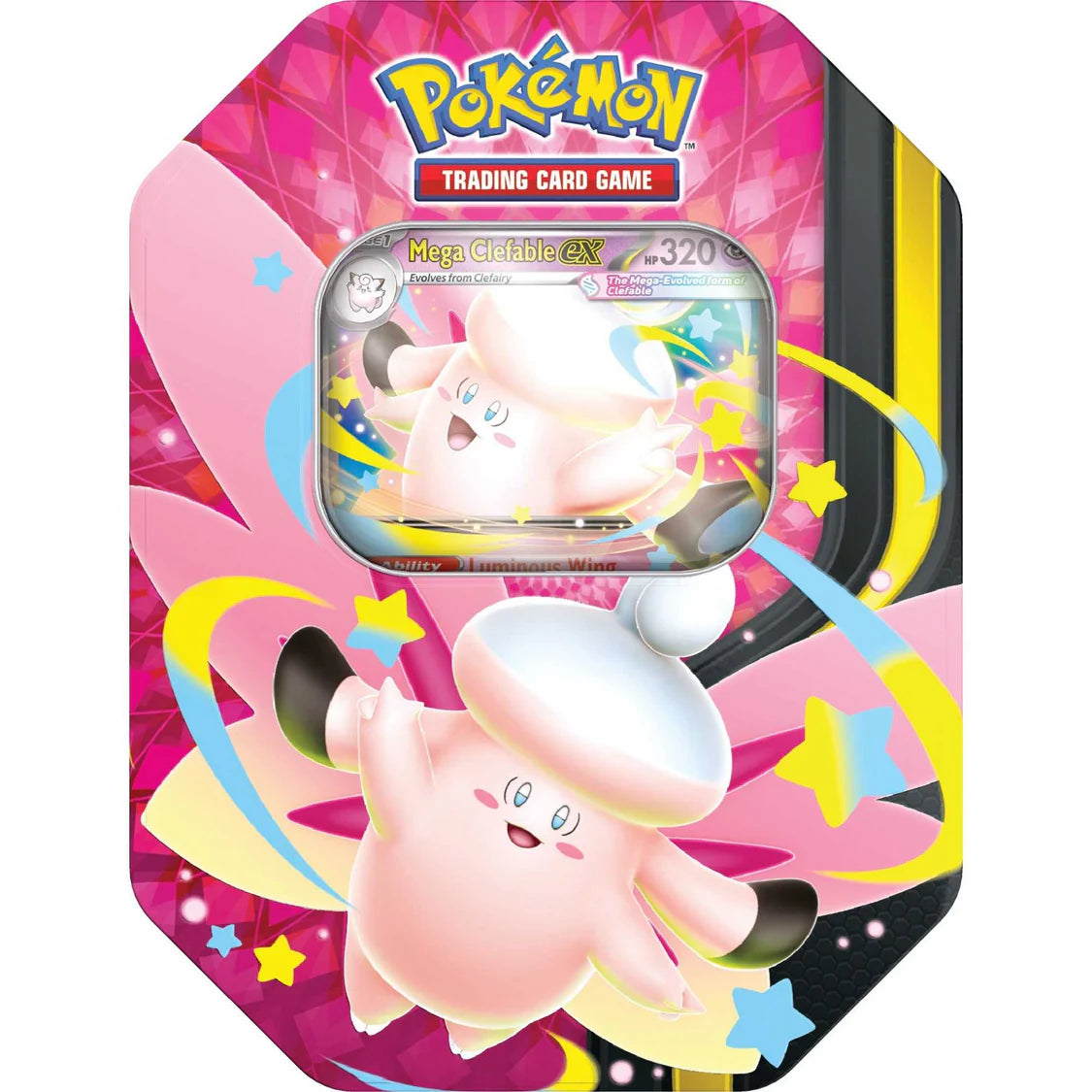 Pokémon TCG: Mega Moonlit Tin - Mega Clefable ex