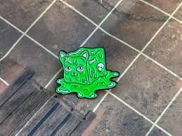 Gelatinous cube Cat D & D Pin