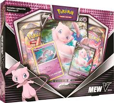 Pokemon TCG Mew V Box - Foil Cards Featuring Mewtwo & Mew V - New & Sealed