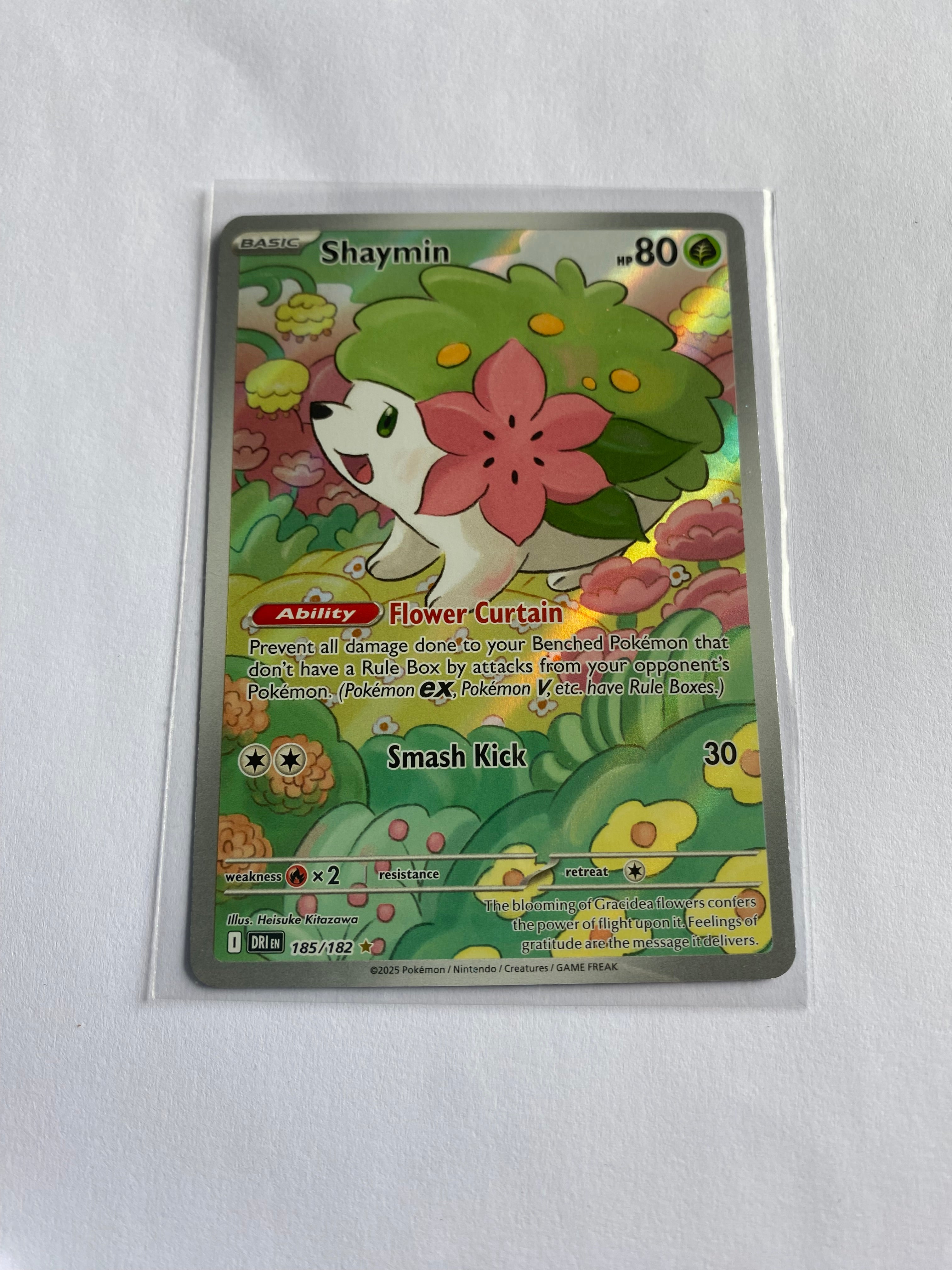 Shaymin 185/182 - Illustration Rare Destined Rivals - Pokemon