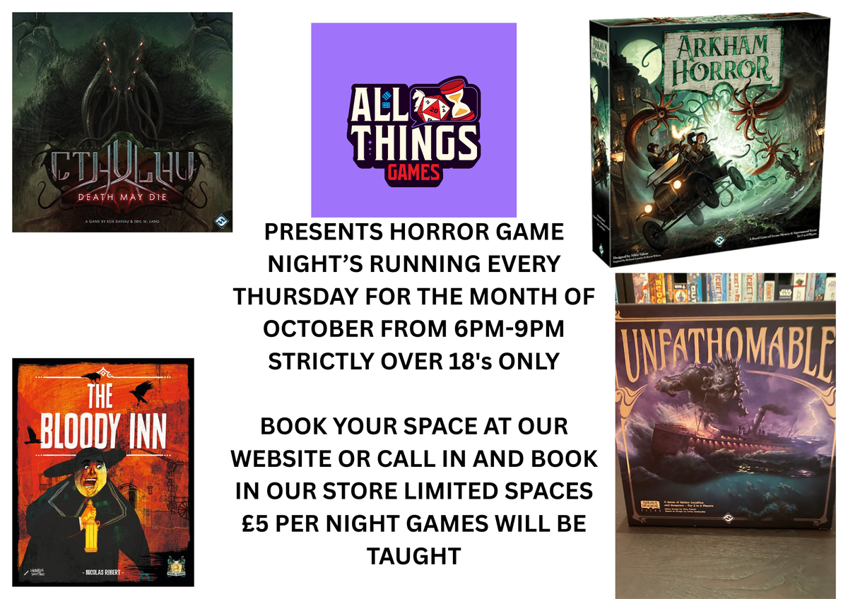Spooky Board Game night