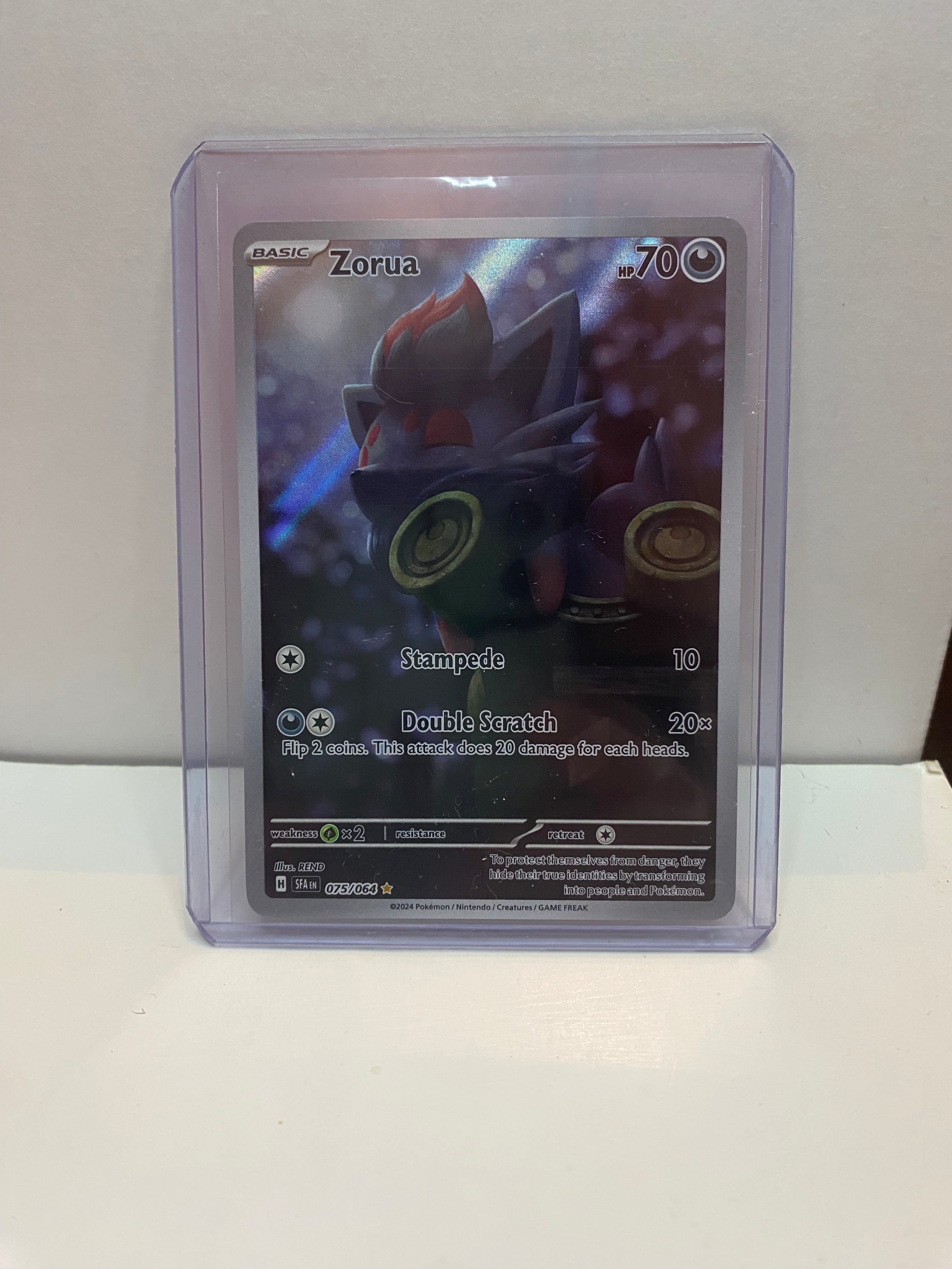 Pokemon Zorua 075/064 - Illustration Rare- Shrouded Fable