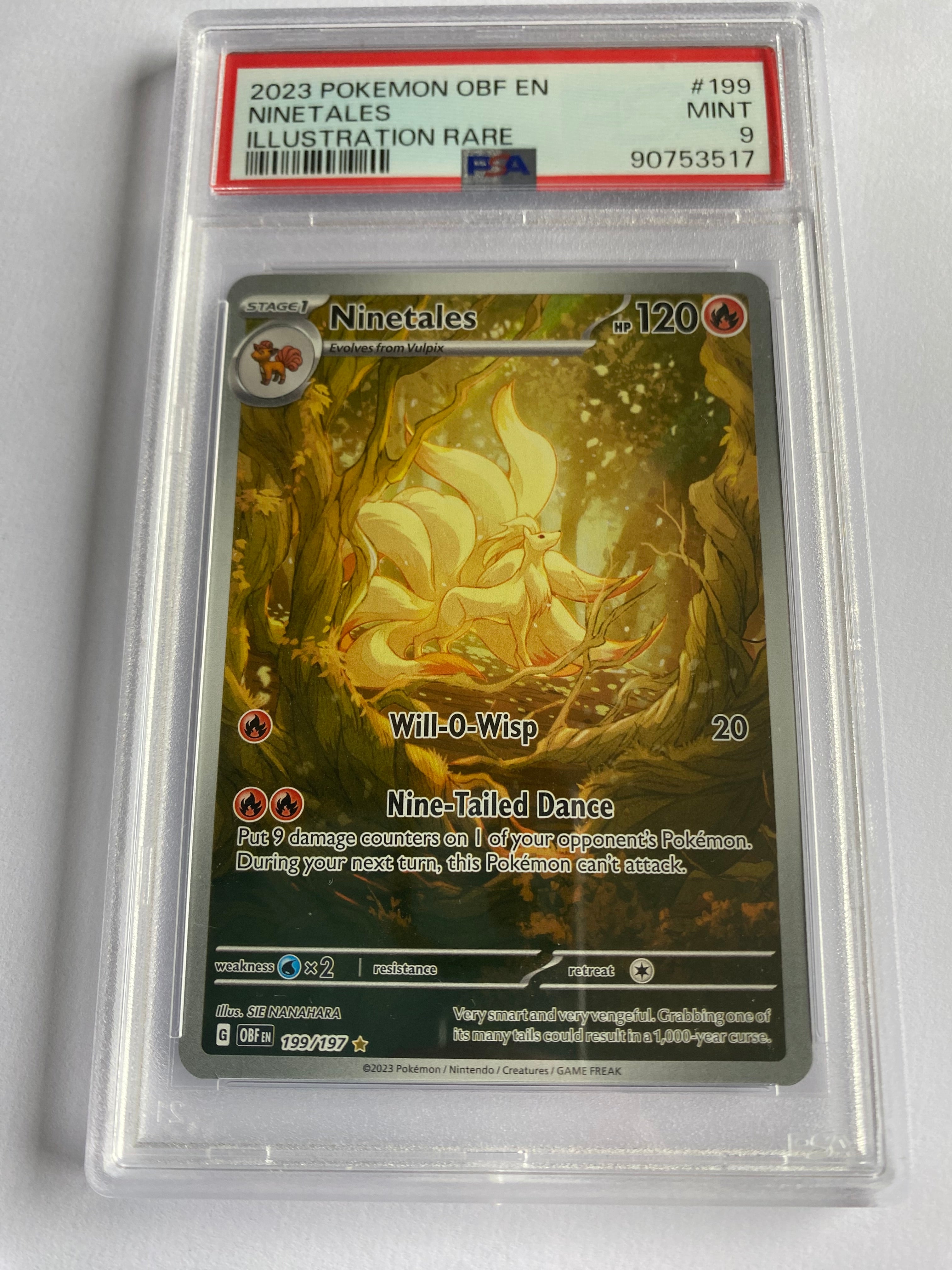 Ninetales 199/197 PSA Mint 9