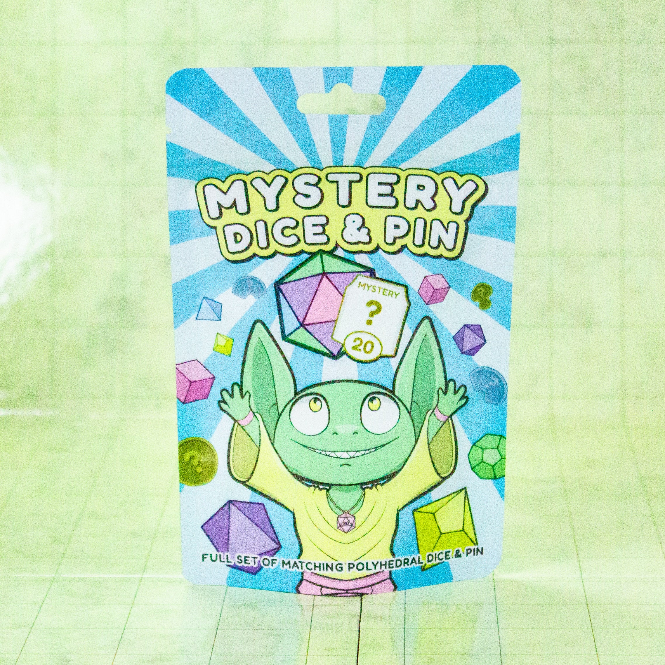 Mystery Dice Goblin Dice and Pin Set