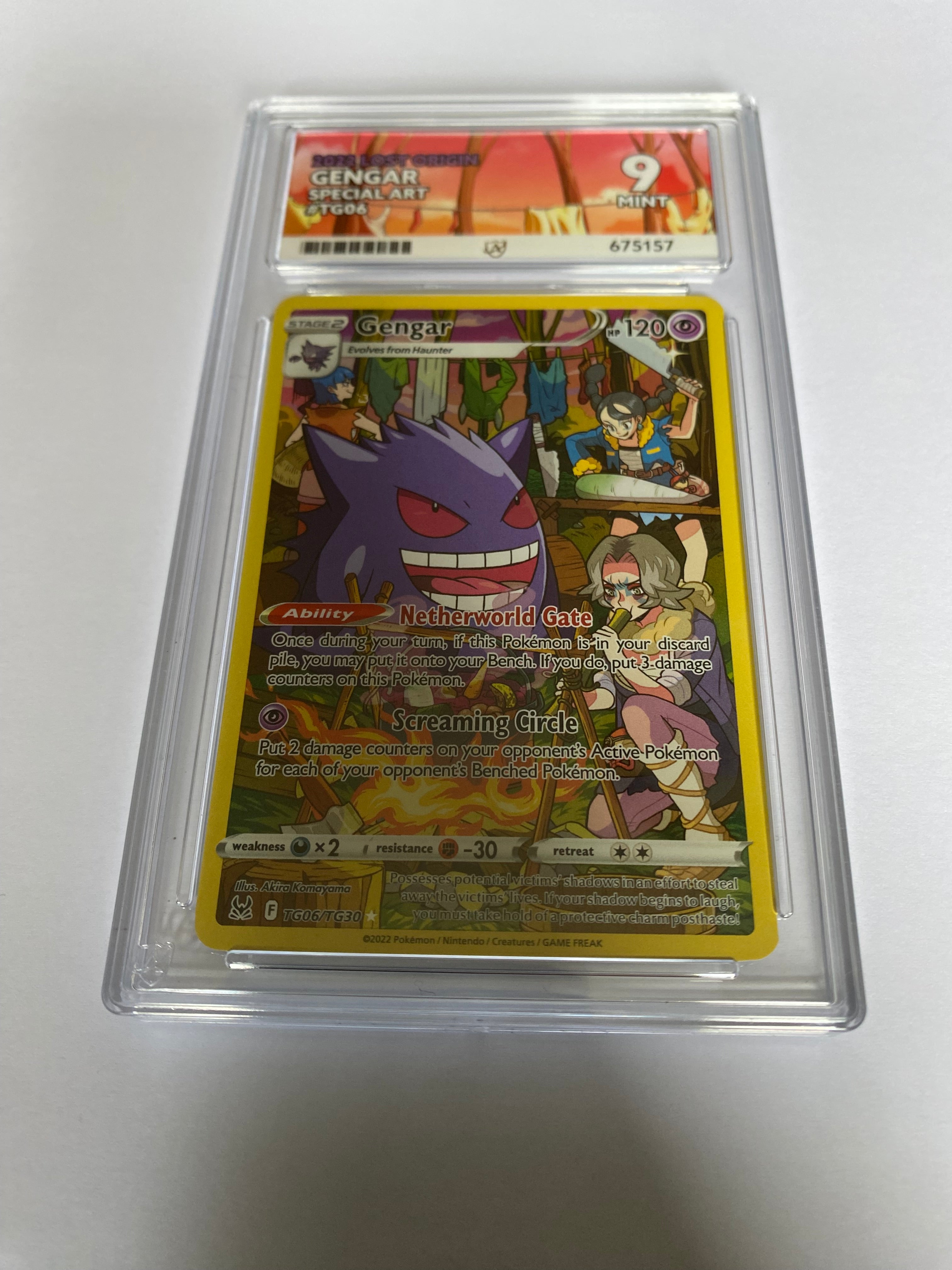 Gengar TG06/TG30 Graded Ace 9 Gengar TG06/TG30 Graded Ace 9