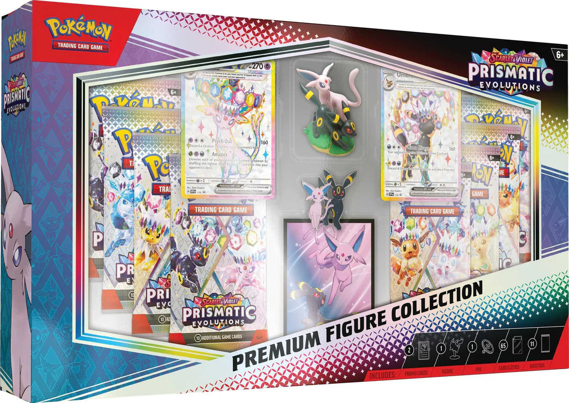 Pokémon TCG: Scarlet & Violet 8.5 Prismatic Evolutions - Premium Figure Collection