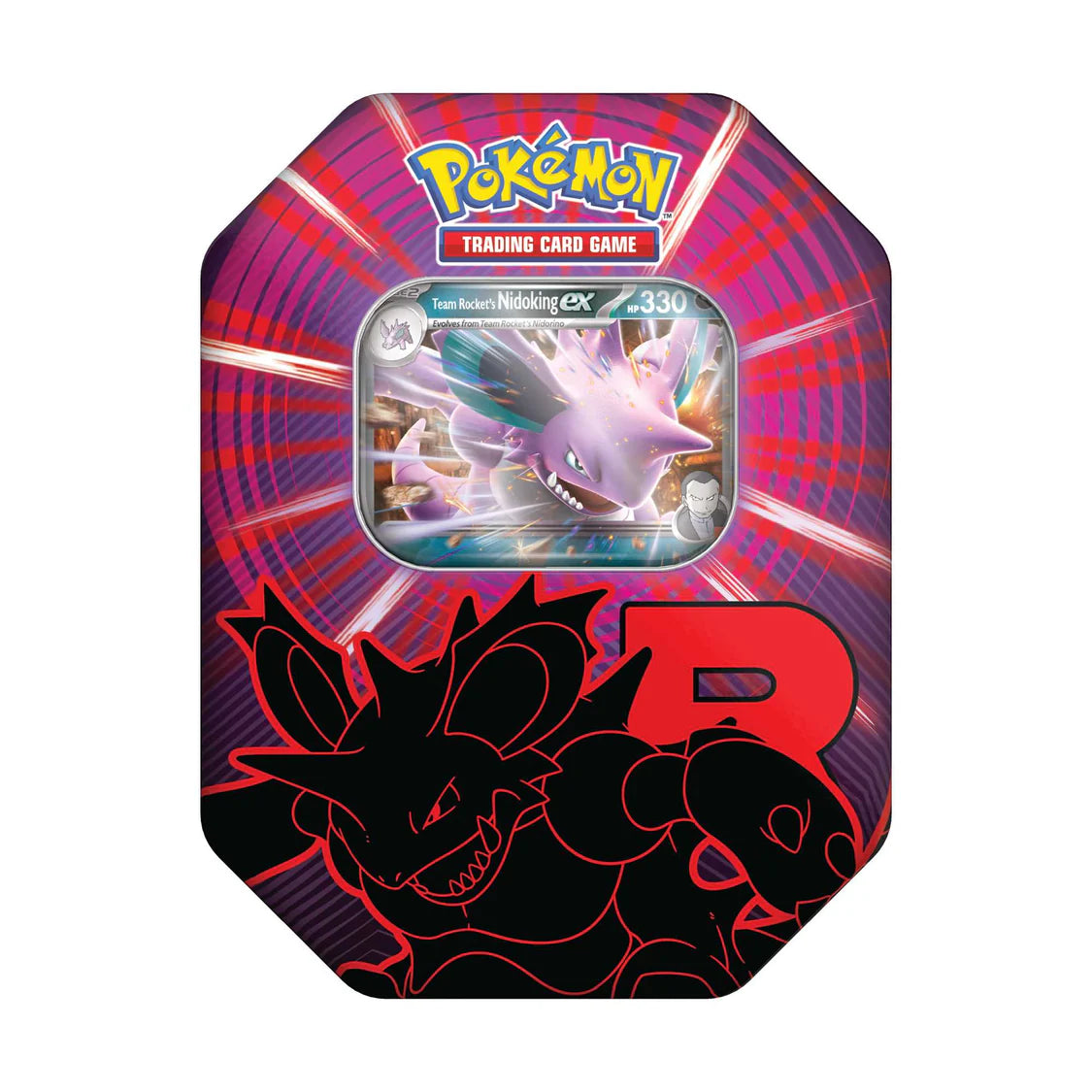 Pokémon TCG: Team Rocket Tin Nidoking EX